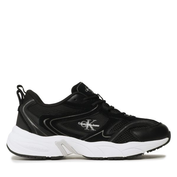 Calvin Klein Jeans Tenisice Calvin Klein Jeans Retro Tennis Oversized Mesh YM0YM00636 Black/Overcast Grey 0GL