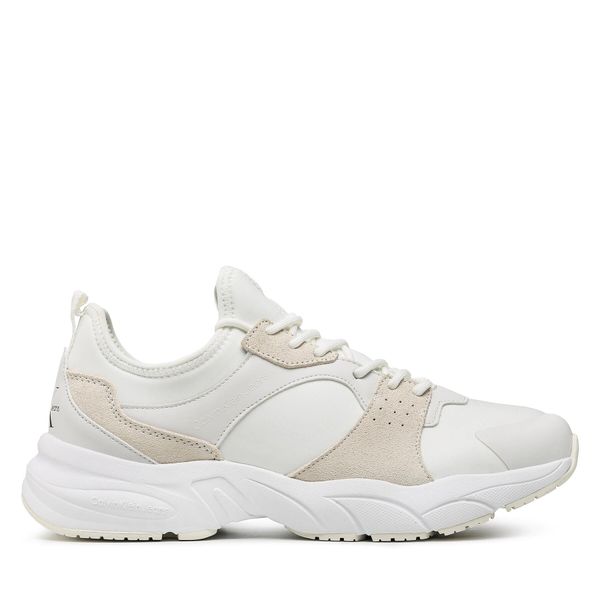 Calvin Klein Jeans Tenisice Calvin Klein Jeans Retro Tennis Sock YM0YM00590 White/Ivory 0K7