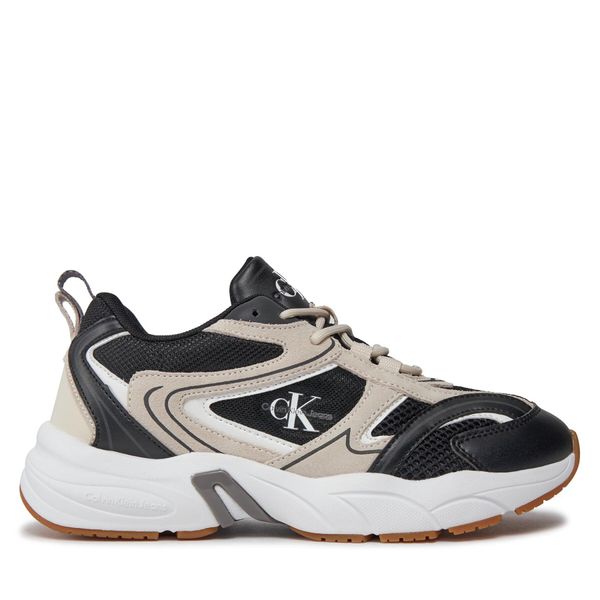Calvin Klein Jeans Tenisice Calvin Klein Jeans Retro Tennis Su-Mesh Wn YW0YW00891 Black/Eggshell/Bright White 01F