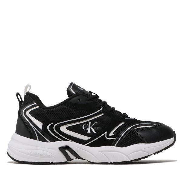 Calvin Klein Jeans Tenisice Calvin Klein Jeans Retro Tennis Su-Mesh YM0YM00589 Crna