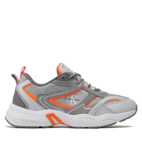 Calvin Klein Jeans Tenisice Calvin Klein Jeans Retro Tennis Su-Mesh YM0YM00589 Formal Grey/Oyster Mushroom PRJ