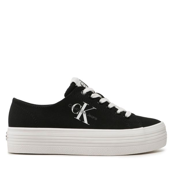 Calvin Klein Jeans Tenisice Calvin Klein Jeans Vulc Flatform Essential Mono YW0YW01030 Black BDS