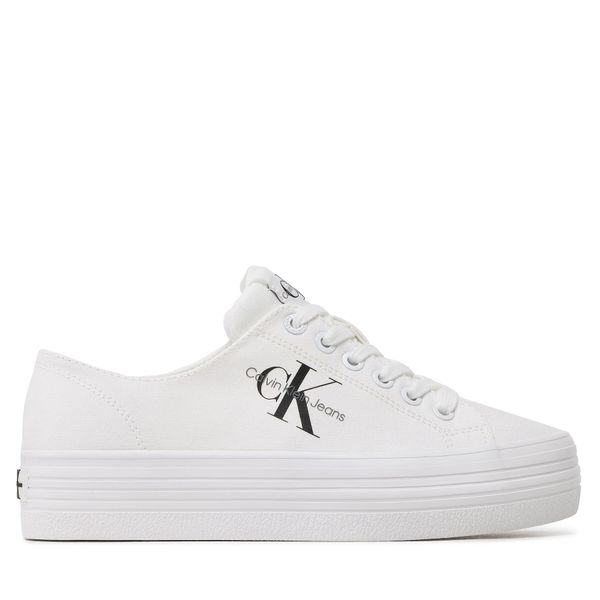 Calvin Klein Jeans Tenisice Calvin Klein Jeans Vulc Flatform Essential Mono YW0YW01030 White YBR