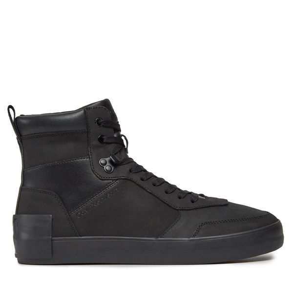 Calvin Klein Jeans Tenisice Calvin Klein Jeans Vulcanized Laceup Mid Lth YM0YM00851 Triple Black 0GT
