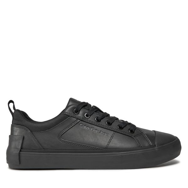 Calvin Klein Jeans Tenisice Calvin Klein Jeans Vulcanized Low Laceup Mix In Uc YM0YM00894 Triple Black 0GT
