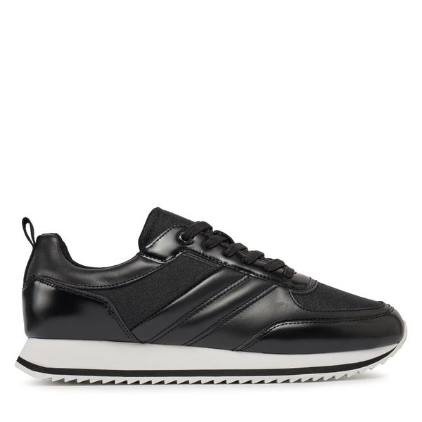 Calvin Klein Tenisice Calvin Klein Low Top Lace Up Jaq Mono HM0HM01343 Black Mono Jacquard 00T
