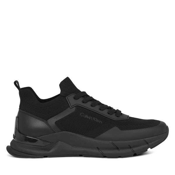 Calvin Klein Tenisice Calvin Klein Low Top Lace Up Knit HM0HM01266 Triple Black 0GJ