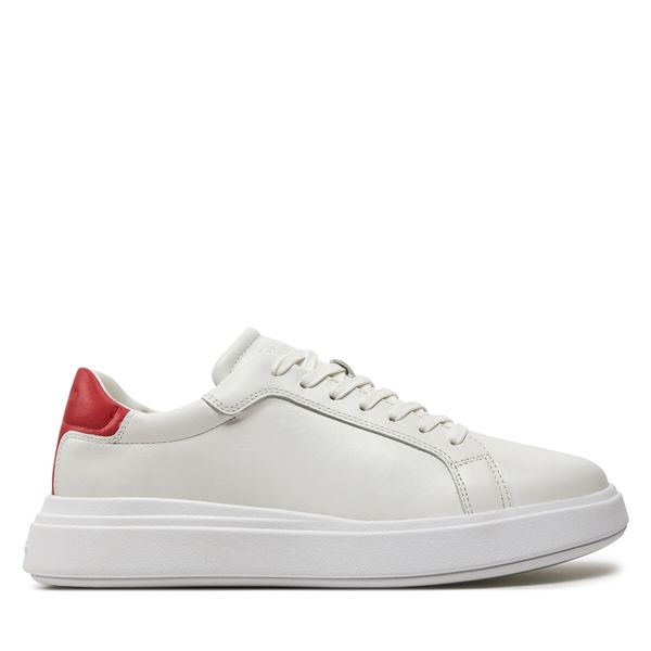Calvin Klein Tenisice Calvin Klein Low Top Lace Up Lth HM0HM01016 White/Baked Apple 02U