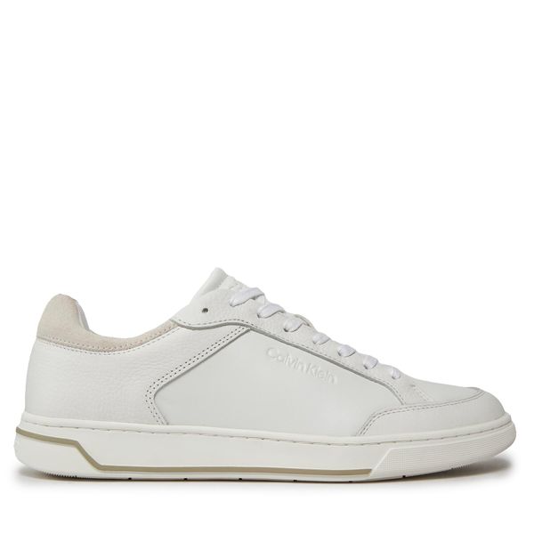 Calvin Klein Tenisice Calvin Klein Low Top Lace Up Lth HM0HM01455 Bijela