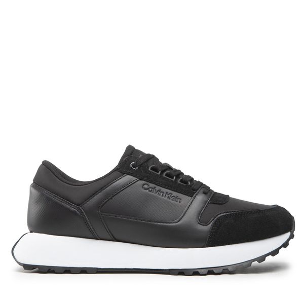 Calvin Klein Tenisice Calvin Klein Low Top Lace Up Mix HM0HM00853 Ck Black BEH