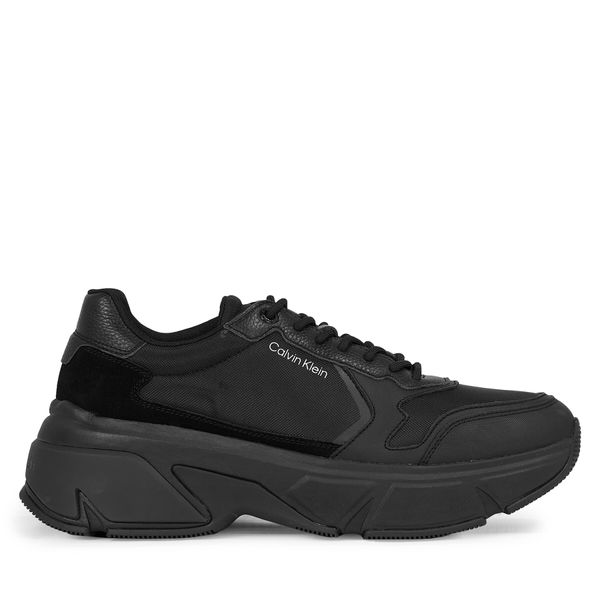 Calvin Klein Tenisice Calvin Klein Low Top Lace Up Mix HM0HM01255 Triple Black 0GJ