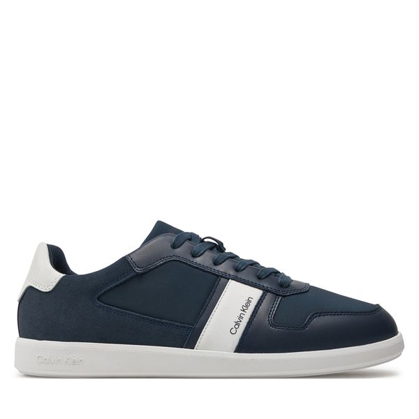 Calvin Klein Tenisice Calvin Klein Low Top Lace Up Mix Uk HM0HM00491 Tamnoplava