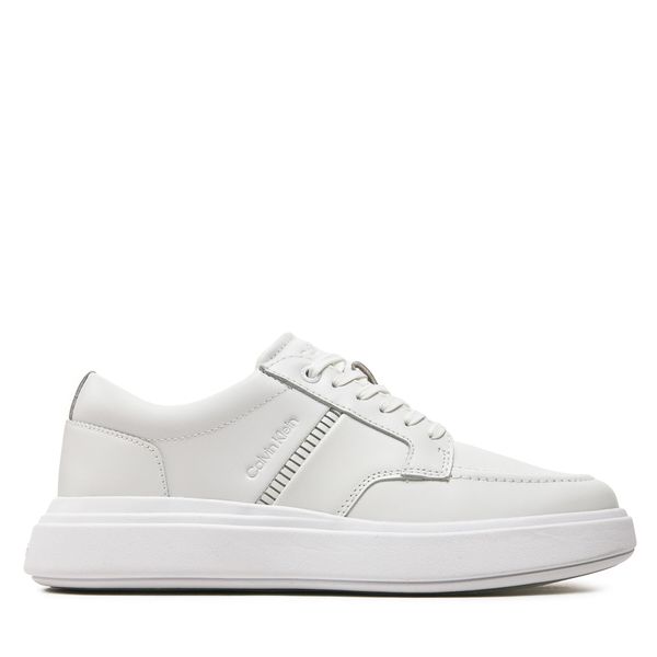 Calvin Klein Tenisice Calvin Klein Low Top Lace Up Tailor HM0HM01379 Triple White 0K4