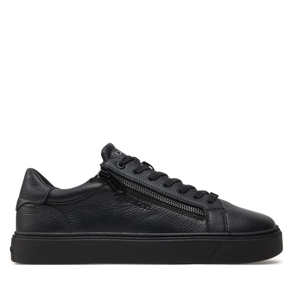 Calvin Klein Tenisice Calvin Klein Low Top Lace Up W/Zip HM0HM01475 Triple Black 0GJ