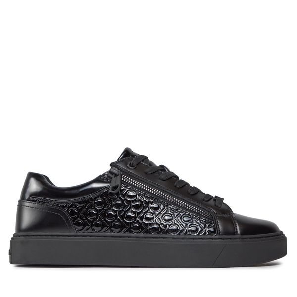 Calvin Klein Tenisice Calvin Klein Low Top Lace Up W/Zip Mono HM0HM01277 Crna