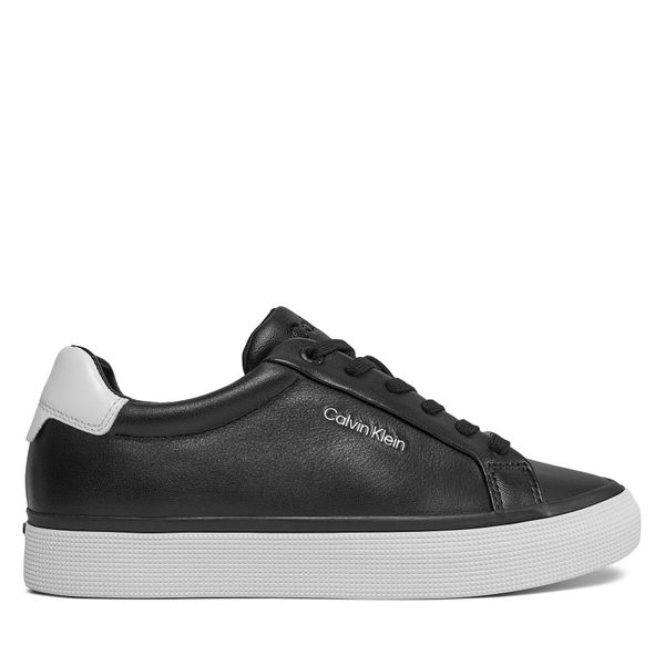 Calvin Klein Tenisice Calvin Klein Vulc Lace Up - Diamond Foxing HW0HW01865 Crna