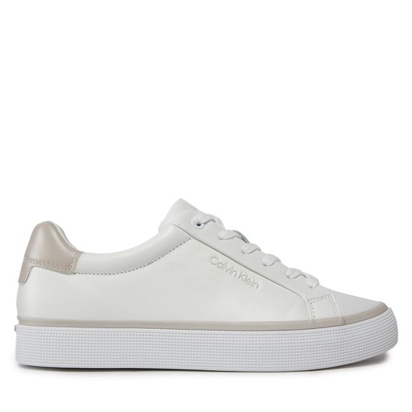 Calvin Klein Tenisice Calvin Klein Vulc Lace Up - Diamond Foxing HW0HW01865 White/Morning Haze 0LC