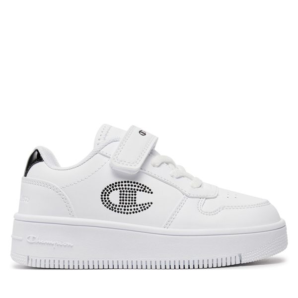 Champion Tenisice Champion Rebound Platform Glitter G Ps Low Cut Shoe S32830-CHA-WW009 Wht/Gun Mt.