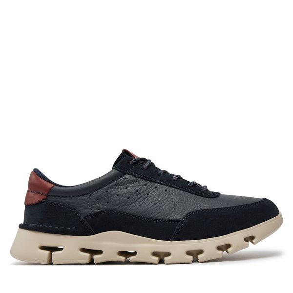 Clarks Tenisice Clarks Nature X One 26176762 Navy Leather