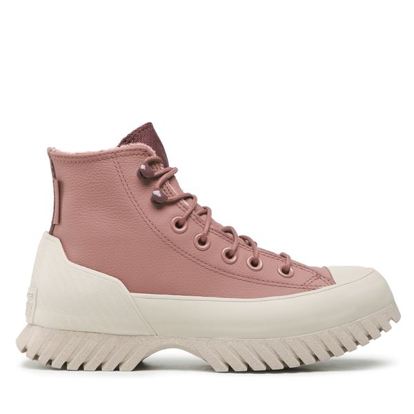 Converse Tenisice Converse Ctas Lugged 2.0 Cc Hi A01329C Saddle/Dark Wine/Papyrus