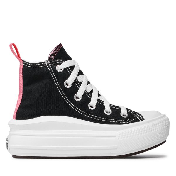 Converse Tenisice Converse Ctas Move Hi 371527C Black/Pink Salt/White