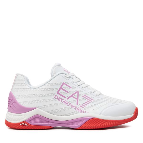 EA7 Emporio Armani Tenisice EA7 Emporio Armani X8X079 XK203 T580 Wht+Cycl+Cher.Tomato