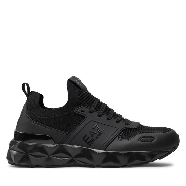 EA7 Emporio Armani Tenisice EA7 Emporio Armani X8X175 XK380 T822 Triple Blk+Blk Logo