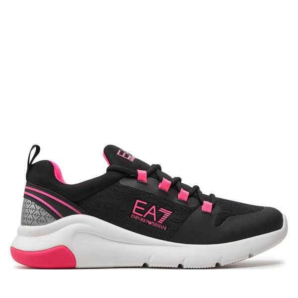 EA7 Emporio Armani Tenisice EA7 Emporio Armani X8X180 XK389 M496 Black+Pink Fluo