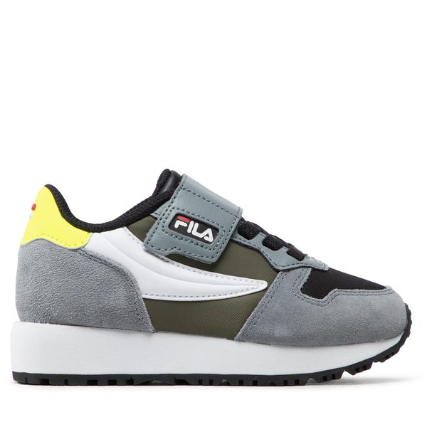 Fila Tenisice Fila Retroque Velcro Kids FFK0036.83149 Black/Loden Green