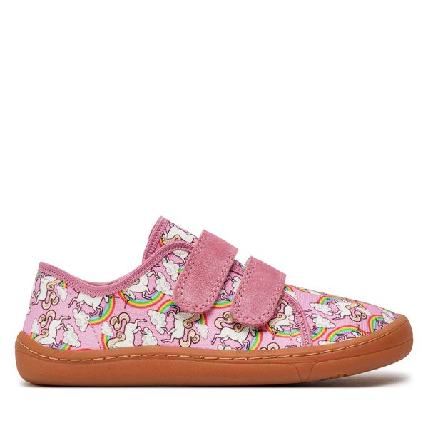 Froddo Tenisice Froddo Barefoot Canvas G1700379-4 D White/Pink 4