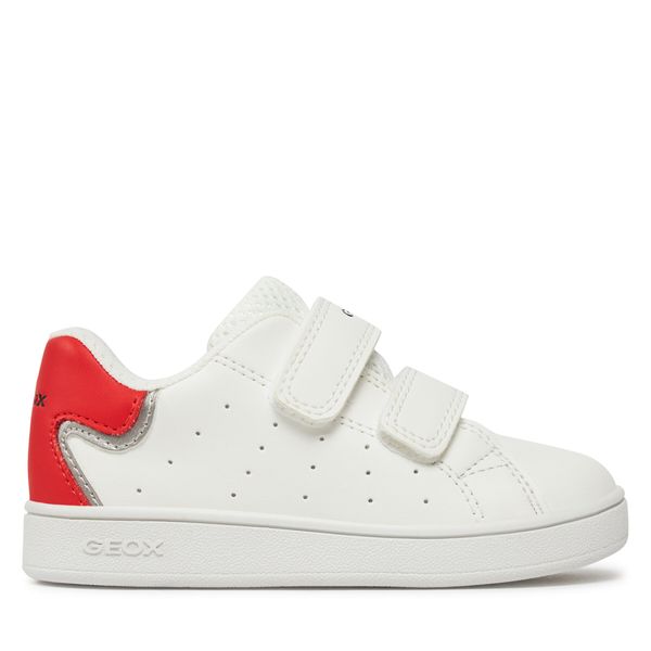 Geox Tenisice Geox B Eclyper Boy B365LA 000BC C0050 White/Red