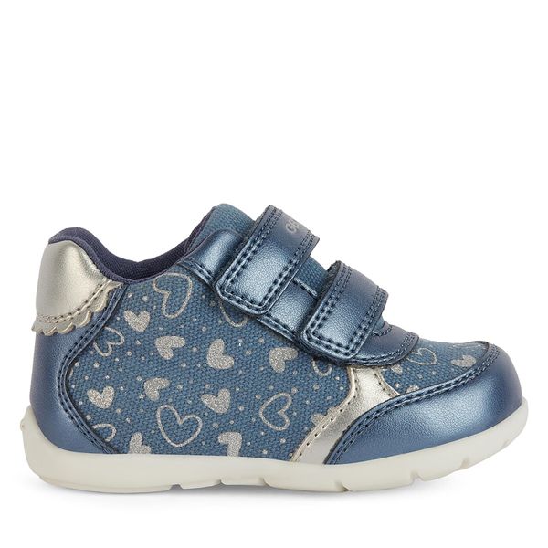 Geox Tenisice Geox B Elthan Girl B451QB 0AWNF C4206 Sky/Silver