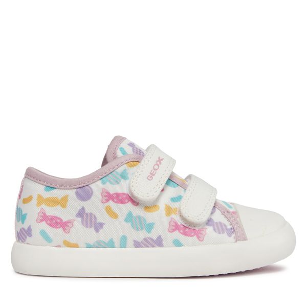 Geox Tenisice Geox B Gisli Girl B451MB 000AN C0653 S White/Multicolor