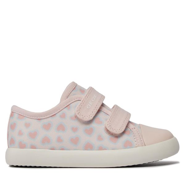 Geox Tenisice Geox B Gisli Girl B451MB 000AN C8TM4 S Lt Pink/Sky