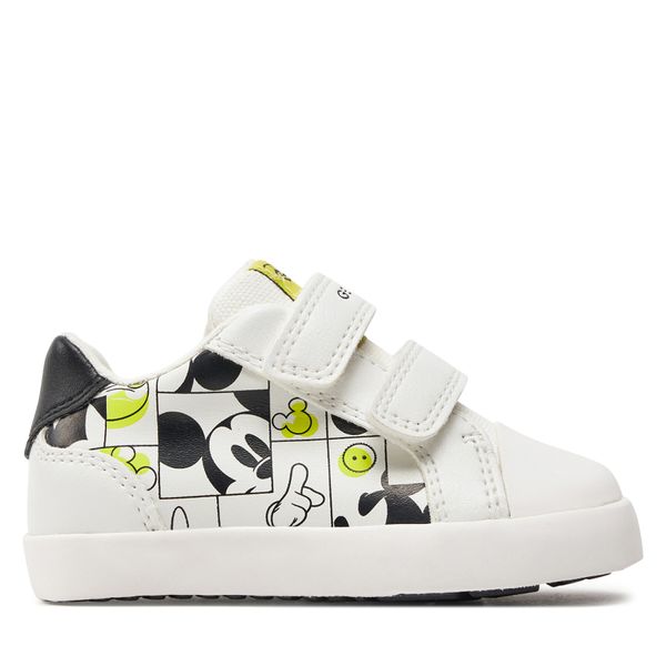 Geox Tenisice Geox B Kilwi Boy B45A7D 08554 C0552 M White/Fluo Yellow