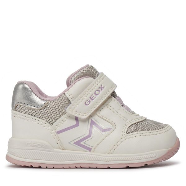 Geox Tenisice Geox B Rishon Girl B450LA 0BCEW C0406 White/Pink