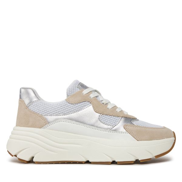 Geox Tenisice Geox D Diamanta D45UFB 01422 C1ZH6 White/Lt Taupe