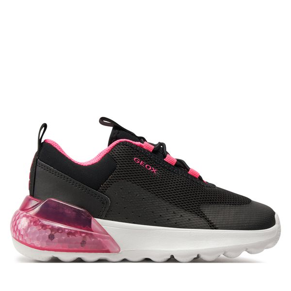 Geox Tenisice Geox J Activart Illuminus J45LZA 0149J C9B8L S Black/Fluo Fuchsia