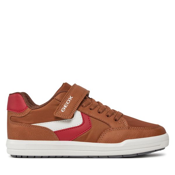 Geox Tenisice Geox J Arzach Boy J454AA 0FUME C0056 D Brown/Red