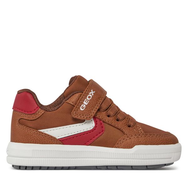 Geox Tenisice Geox J Arzach Boy J454AA 0FUME C0056 M Brown/Red