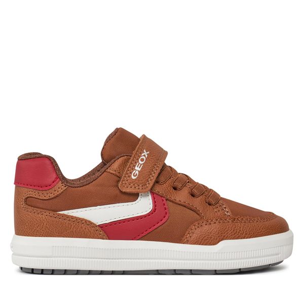 Geox Tenisice Geox J Arzach Boy J454AA 0FUME C0056 S Brown/Red
