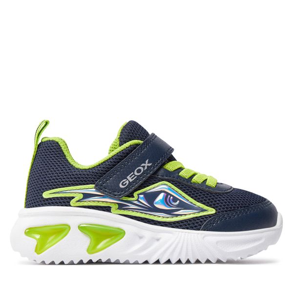 Geox Tenisice Geox J Assister Boy J45DZA 014CE C0749 M Navy/Lime