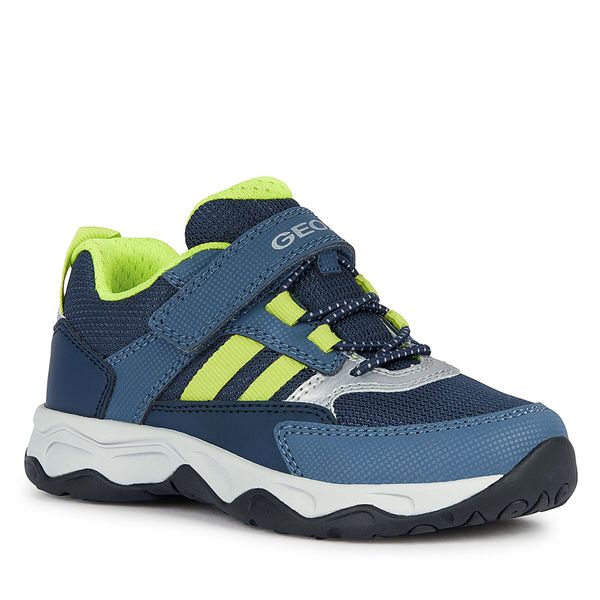 Geox Tenisice Geox J Calco Boy J26CLA 014CE C0749 S Navy/Lime