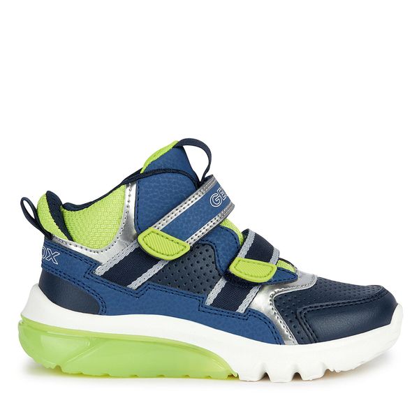 Geox Tenisice Geox J Ciberdron Boy J36LBA 0BUCE C0749 D Navy/Lime