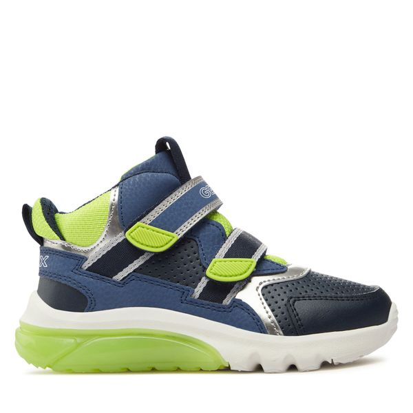Geox Tenisice Geox J Ciberdron Boy J36LBA 0BUCE C0749 S Navy/Lime