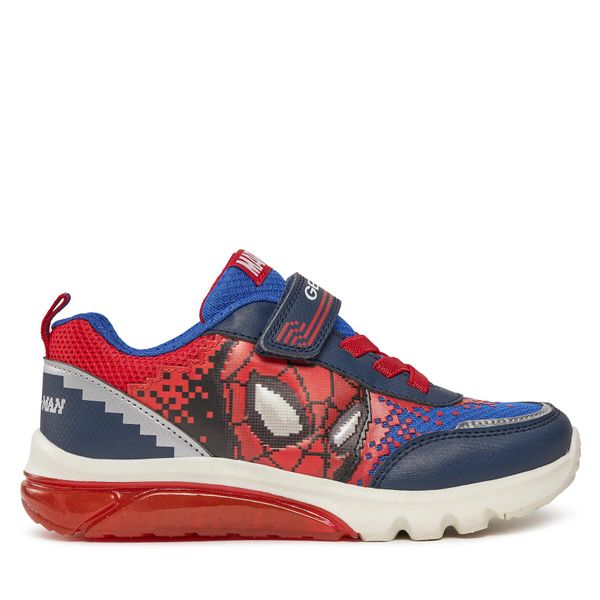 Geox Tenisice Geox J Ciberdron Boy J45LBF 014CE C0735 D Navy/Red