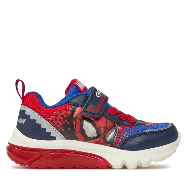 Geox Tenisice Geox J Ciberdron Boy J45LBF 014CE C0735 M Navy/Red
