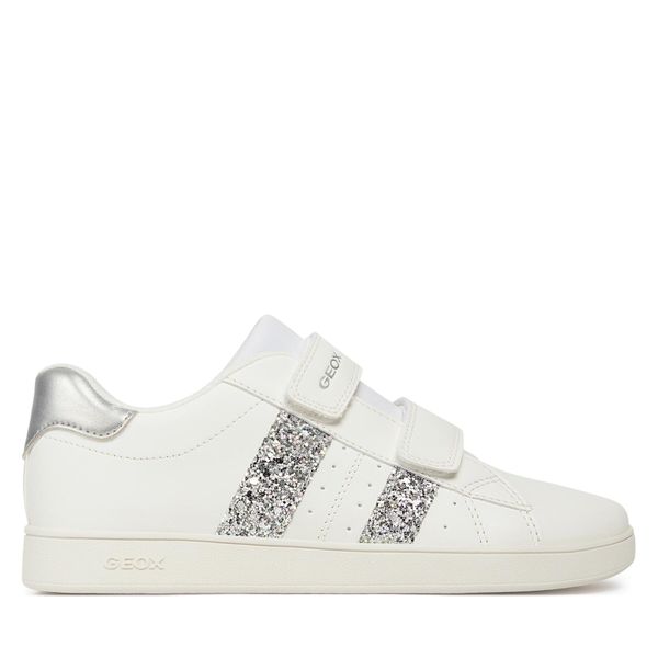 Geox Tenisice Geox J Eclyper Girl J45LRA 000BC C0007 D White/Silver