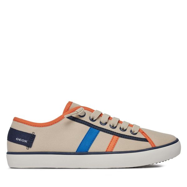 Geox Tenisice Geox J Gisli Boy J455CA 00010 C0053 D Beige/Orange