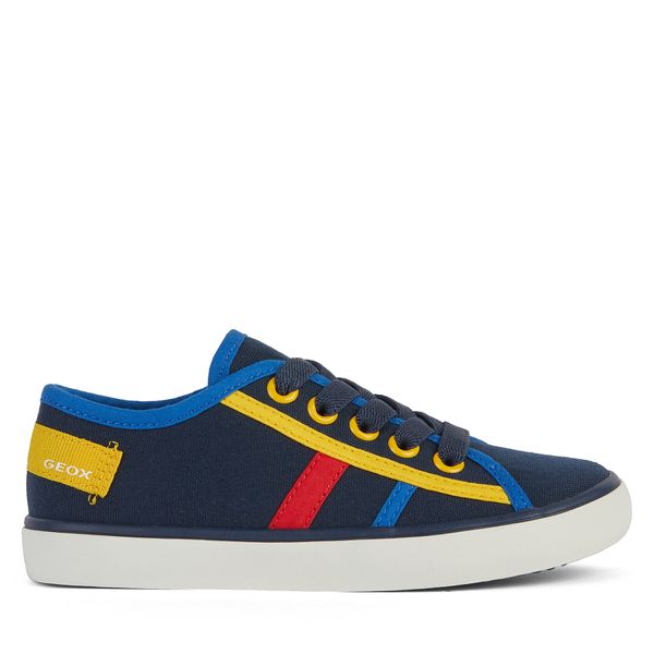 Geox Tenisice Geox J Gisli Boy J455CA 00010 C4226 S Navy/Royal